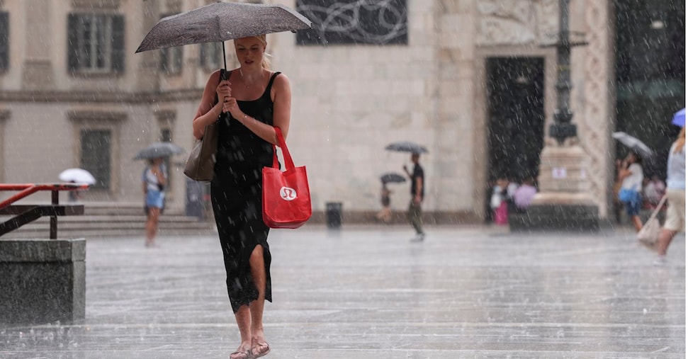 meteo in arrivo perturbazione atlantica piogge da domani al nord