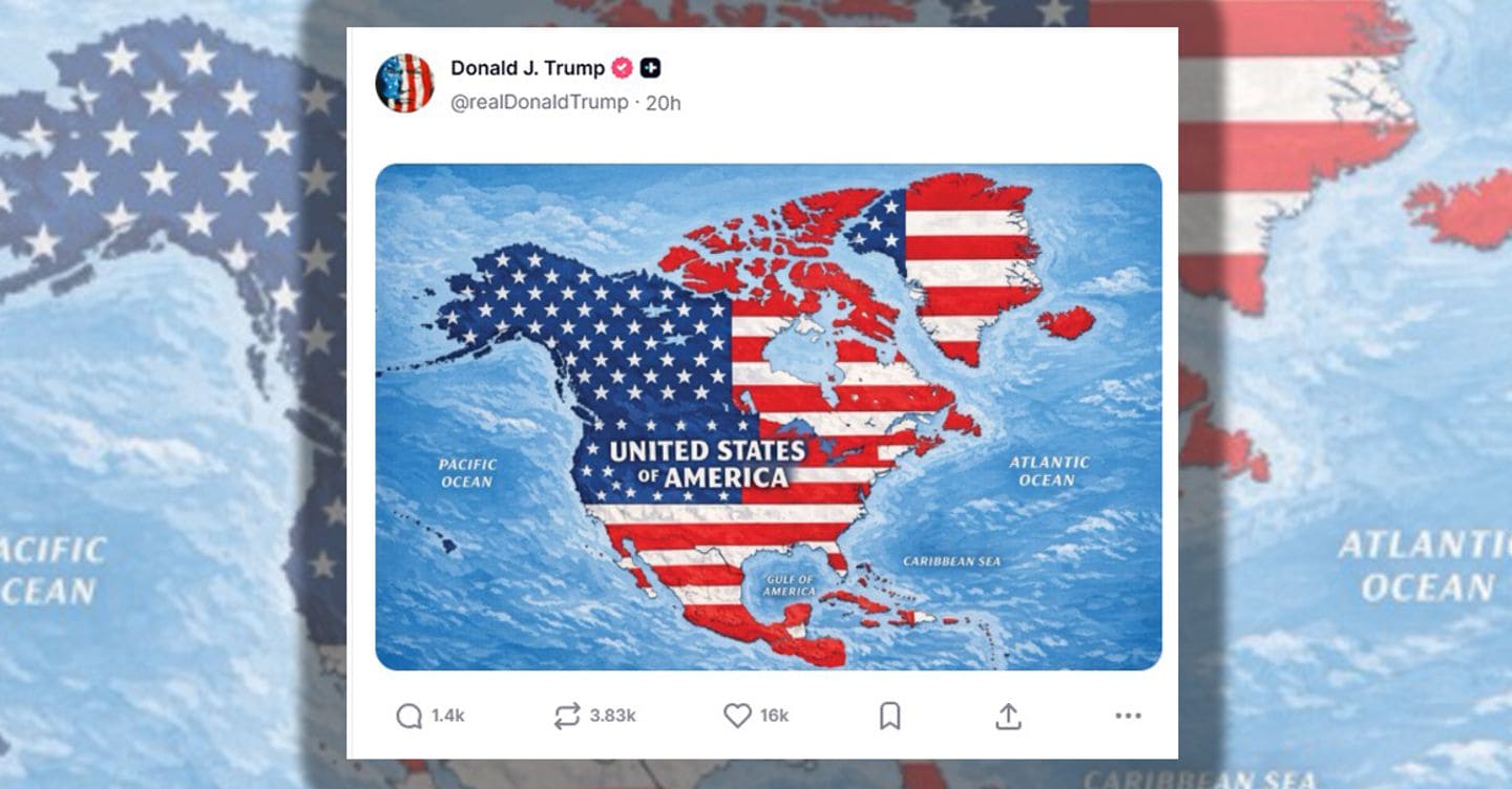 Trump mette su Truth mappa con Islanda sotto bandiera Usa, Reykjavik protesta