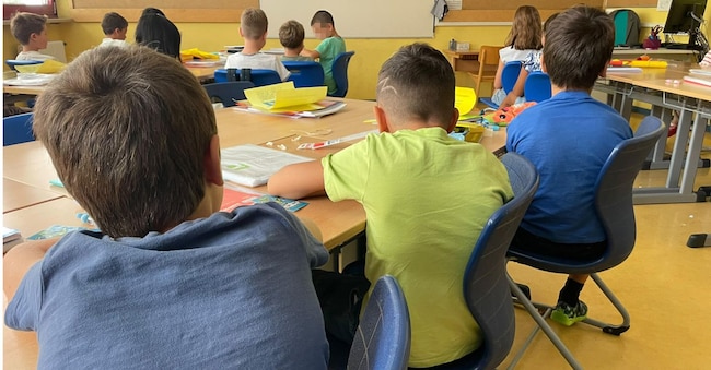 Primo giorno di scuola in Alto Adige, 7 settembre 2026. ANSA/GEWS ANSA