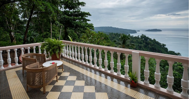 La terrazza con vista di una dimora di Belo Monte.
