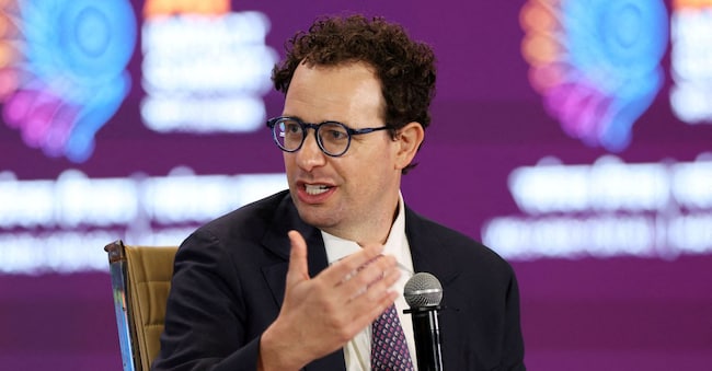 Dario Amodei amministratore delegato di Anthropic  REUTERS