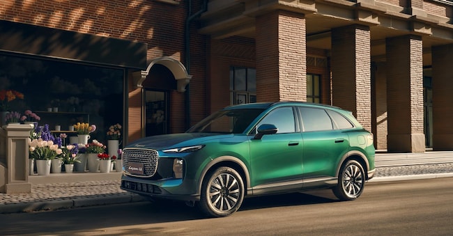 Il suv L8 di Lepas, marchio al debutto in Italia del Gruppo Chery