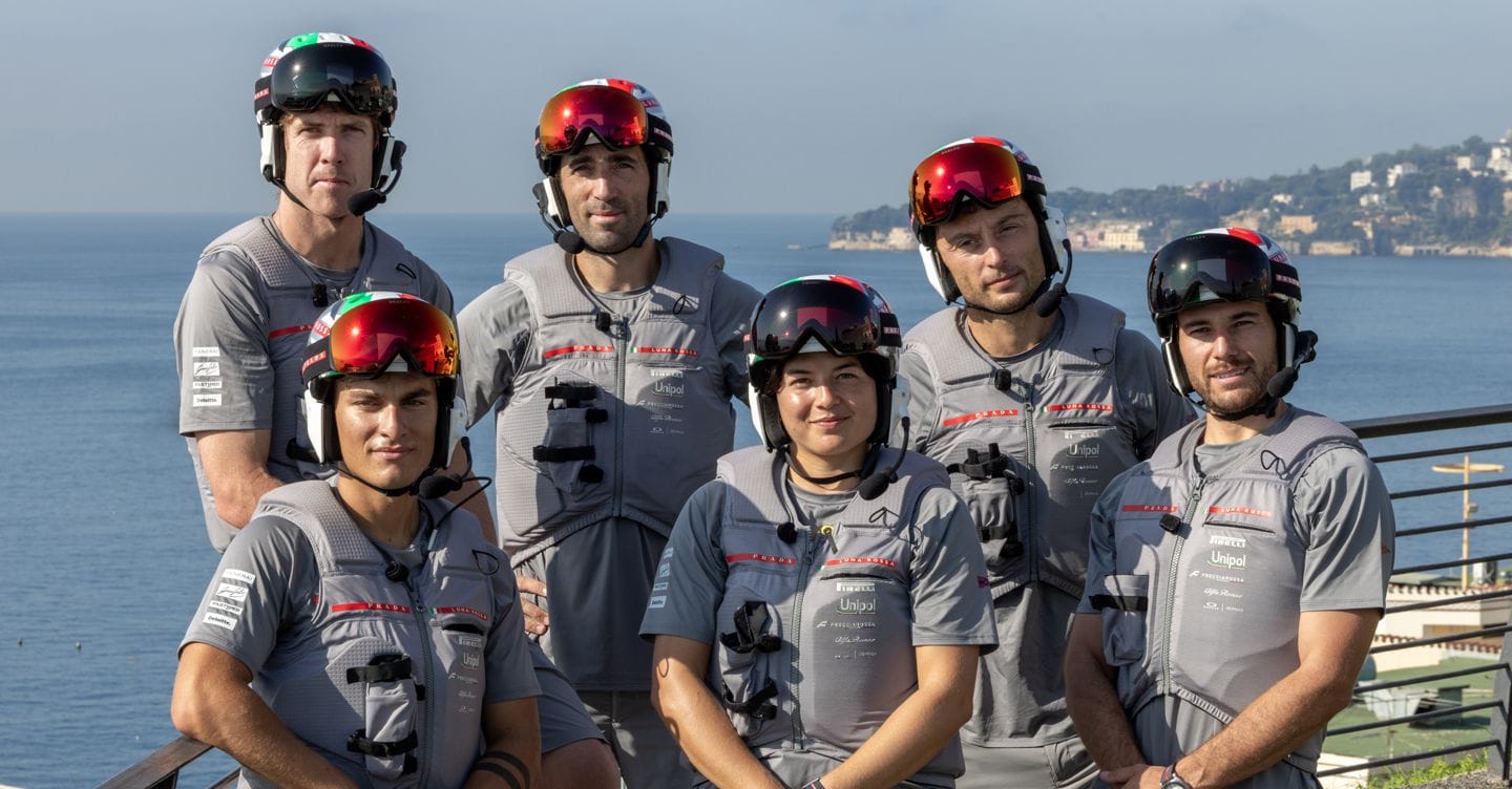 Luna Rossa svela la nuova formazione  per le regate preliminari di Napoli