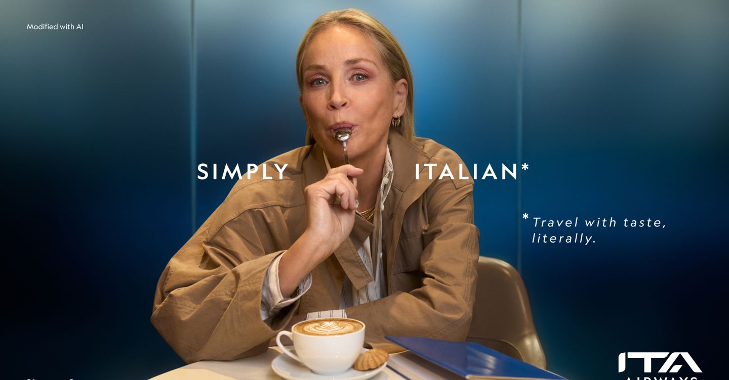 Ita Airways sceglie Sharone Stone per la sua campagna globale