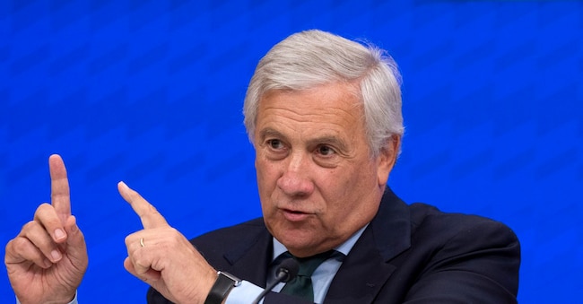 Il ministro degli affari esteri Antonio Tajani. (ANSA/MASSIMO PERCOSSI)