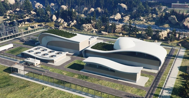 Un rendering del Nuward Smr