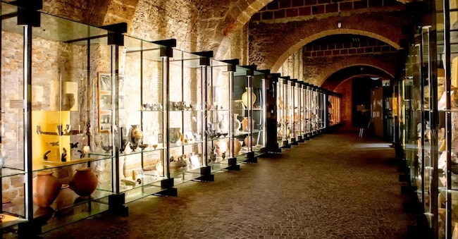 Allestimento del Museo Archeologico Nazionale Cerite
