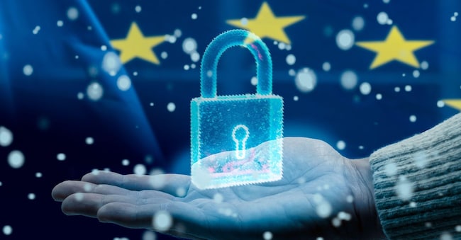 Protezione della riservatezza dei dati dell'Unione europea (Alamy Stock Photo)