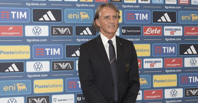 Roberto Mancini, commissario tecnico della nazionale italiana di calcio Imagoeconomica