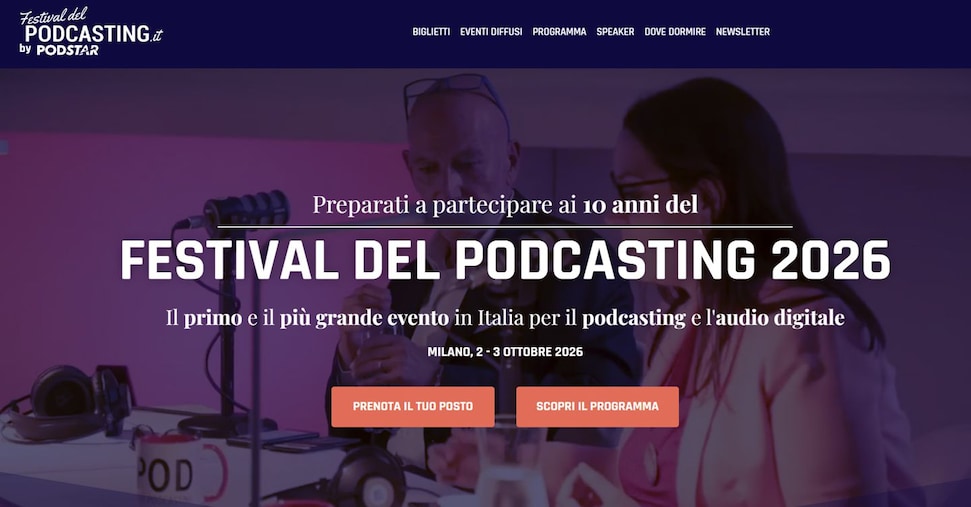 Dieci anni di Festival del Podcasting: da Palermo a Milano il podcast conquista l’Italia Dieci anni di Festival del Podcasting: da Palermo a Milano il podcast conquista l’Italia