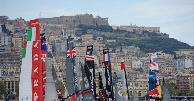 Foto IPP/Felice De Martino
Napoli 20/04/2013
Vela
34a America's Cup World Series Semifinali
Nella foto: Match Racing Championship IPP