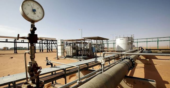Lo stabilimento petrolifero libico di Sharara, nel Fezzan sudoccidentale