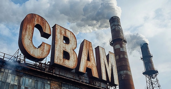 CBAM CARBON BORDER ADJUSTMENT MECHANISM MECCANISMO DI ADEGUAMENTO DEL CARBONIO ALLE FRONTIERE DAZI AMBIENTALI DOGANALI GENERATE AI IA IMAGOECONOMICA