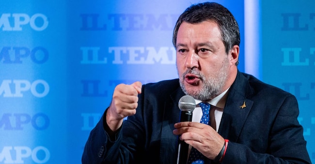 Il vice premier è leader della Lega Matteo Salvini in occasione della Festa de 'Il Tempo'. Roma, Mercoledì 23 Settembre 2026 (foto Mauro Scrobogna / LaPresse)
VIce PM an Secretary of Lega Matteo Salvini on the occasioni of the Festa de 'Il Tempo' daily newspaper. Rome, Tuesday September 23 2026. (photo by Mauro Scrobogna / LaPresse) LAPRESSE