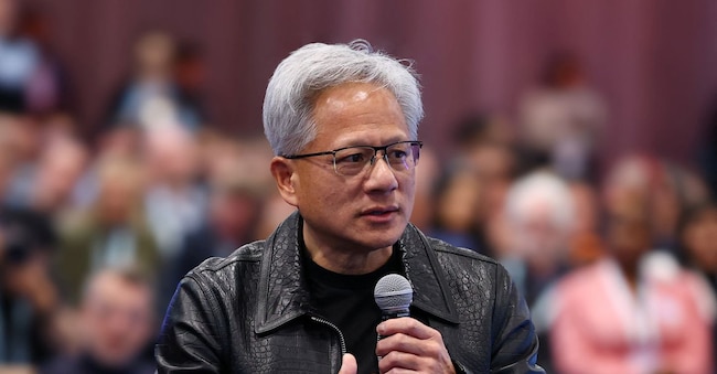 Il CEO di Nvidia, Jensen Huang  REUTERS