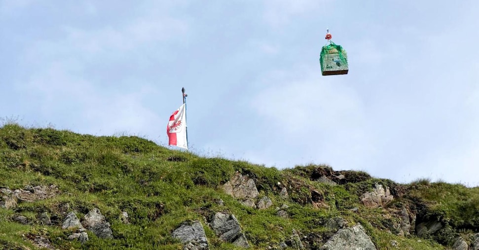 In estate i droni hanno trasportato circa 8,5 tonnellate di merci verso i rifugi In estate i droni hanno trasportato circa 8,5 tonnellate di merci verso i rifugi