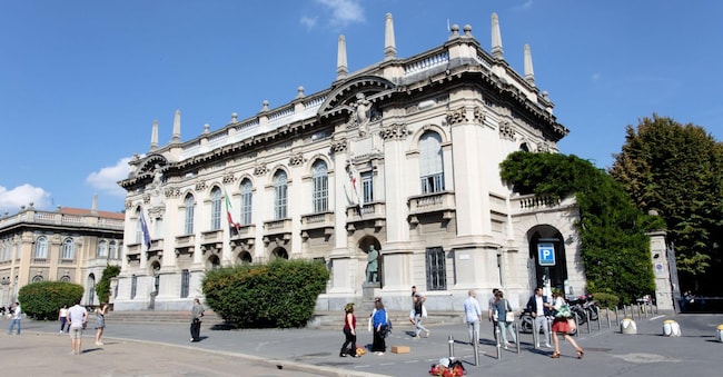 Il Politecnico di Milano: l'edificio che ospita il Rettorato.    ANSA / POLITECNICO DI MILANO ANSA