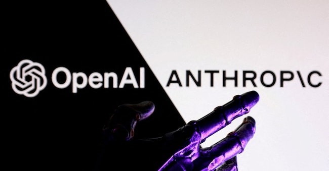 FILE PHOTO: OpenAI and Anthropic logos are seen in this illustration taken June 11, 2026. REUTERS/Dado Ruvic/Illustration//File Photo REUTERS