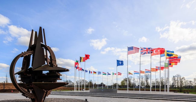 Un’immagine della sede della Nato  IMAGOECONOMICA