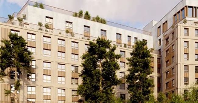 La futura struttura a Issy-les-Moulineaux