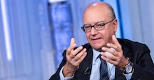 Il  ministro dell’istruzione è merito Giuseppe Valditara ospite di Bruno Vespa nella trasmissione Porta a Porta, Rai Uno, a Roma, Giovedì 24 Settembre 2026 (foto Mauro Scrobogna /LaPresse) LAPRESSE