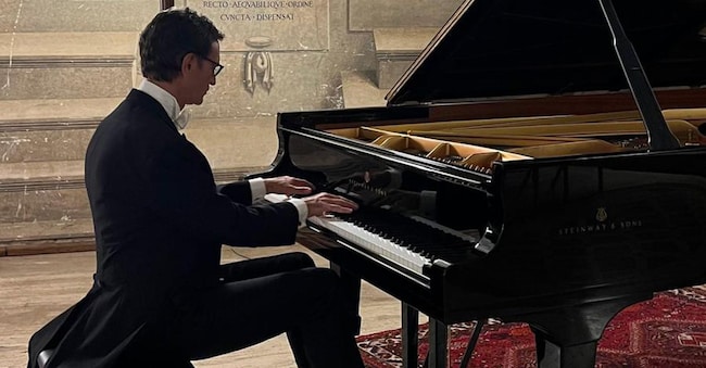 Il pianista romano Marco Arcieri, uno dei massimi interpreti di Chopin
