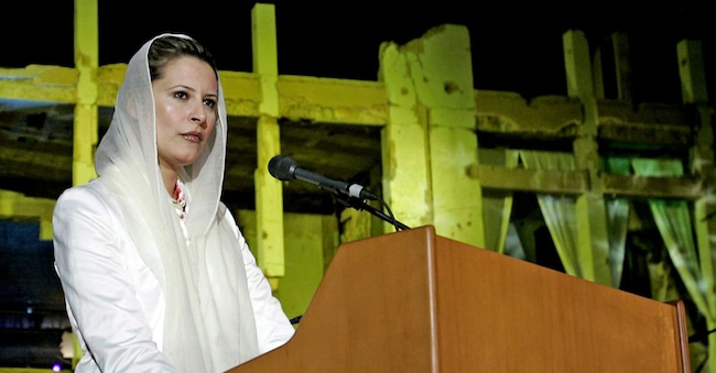 Aisha Gheddafi, figlia dell’ex leader libico Muammar Gheddafi Ansa