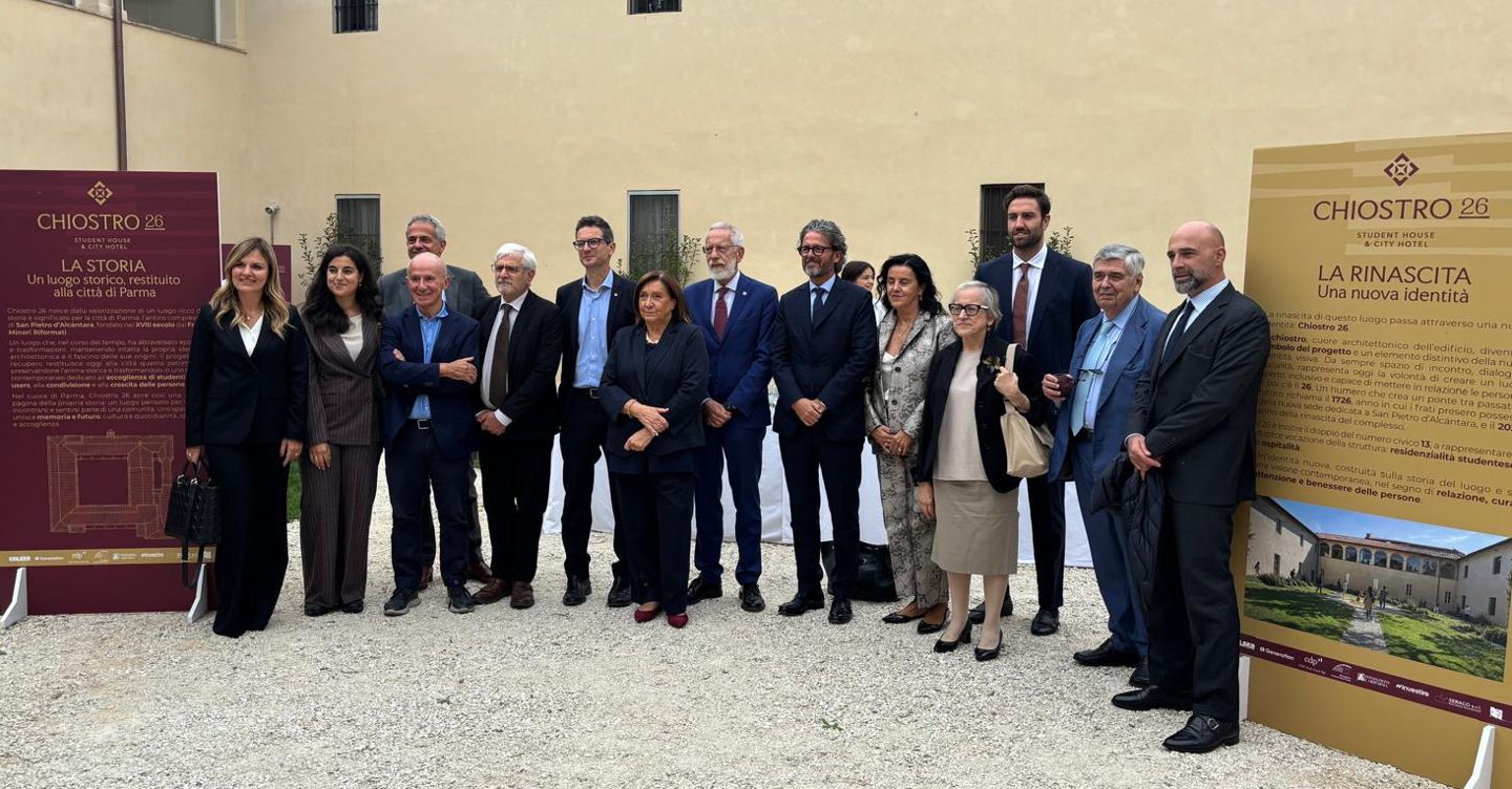 Affordable Student Housing: inaugurato a Parma “Chiostro26” da 138 posti letto
