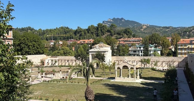 I giardini di Palazzo Saladini Pilastri ad Ascoli Piceno ANSA