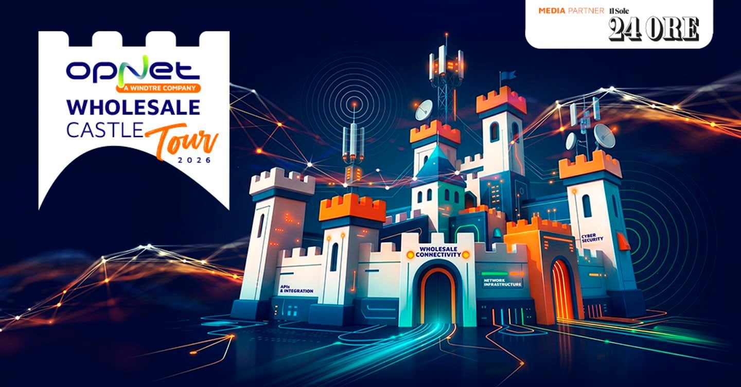 OpNet, dalle connessioni al valore per la competitività digitale: arriva il Wholesale Castle Tour 2026