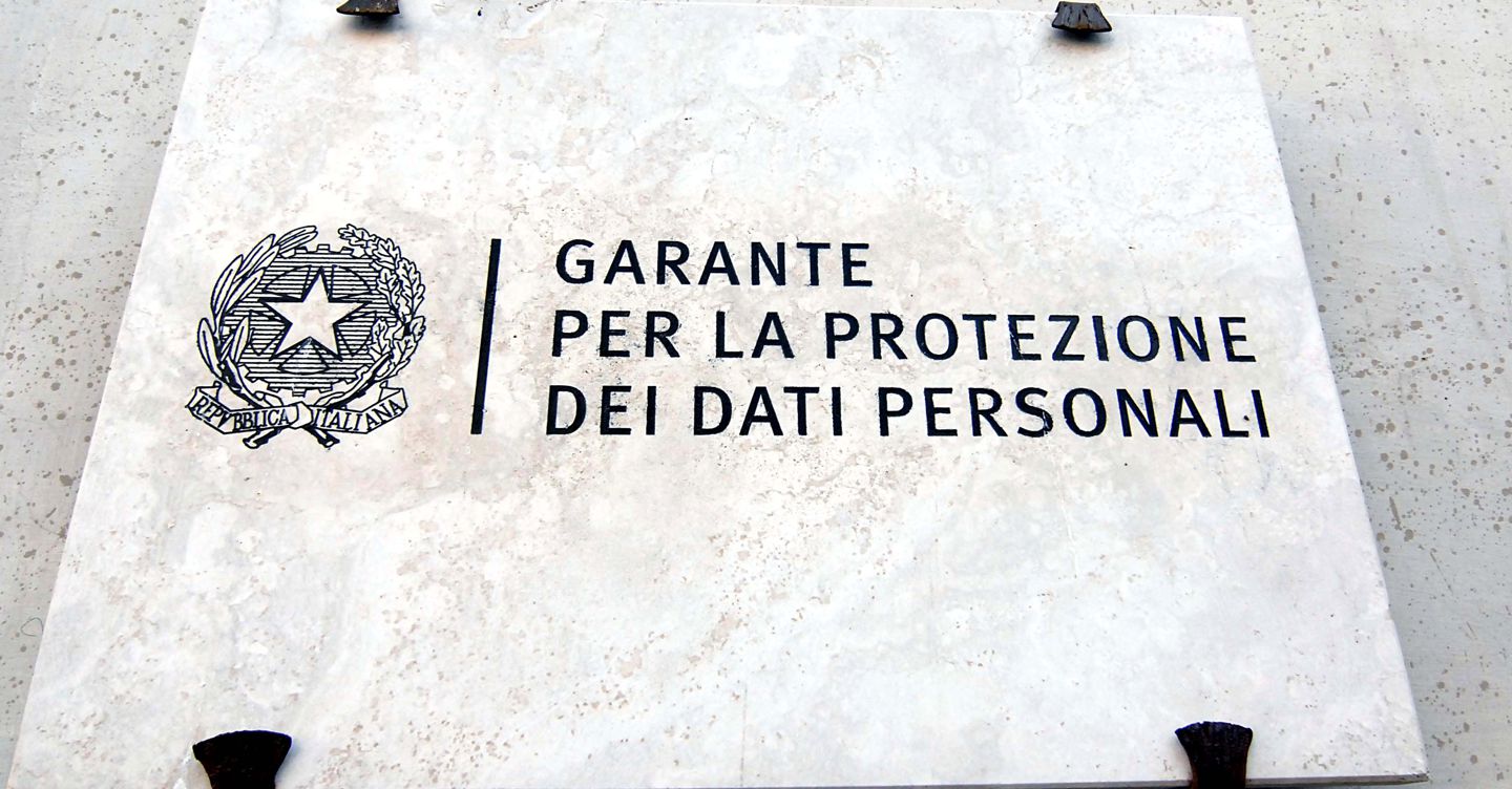 SEDE GARANTE PRIVACY PER LA PROTEZIONE DEI DATI PERSONALI