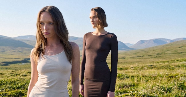 Capi della collezione Wolford e Woolmark