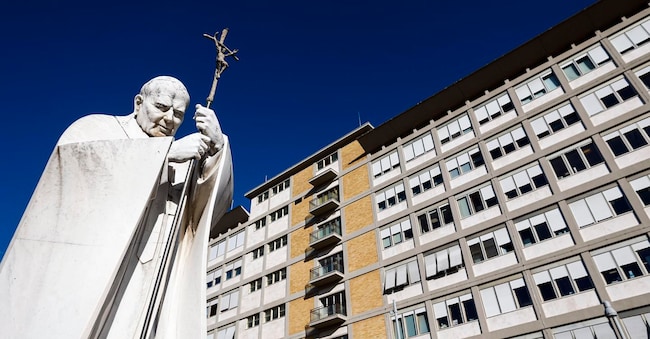 L’ospedale Agostino Gemelli in vista del ricovero di Papa Leone XIV. Roma, 12 ottobre 2026.  ANSA