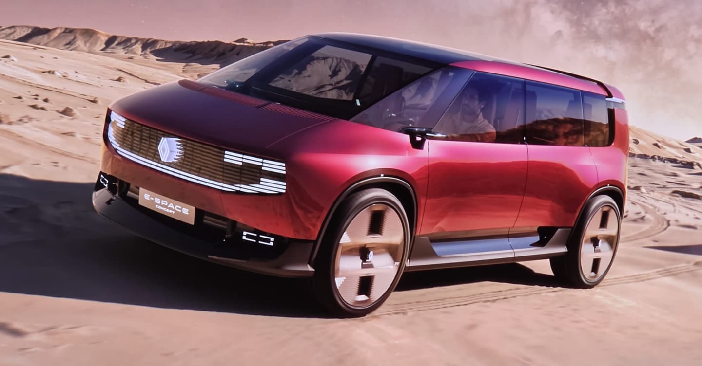 Renault Espace elettrica, la concept debutta al Salone di Parigi