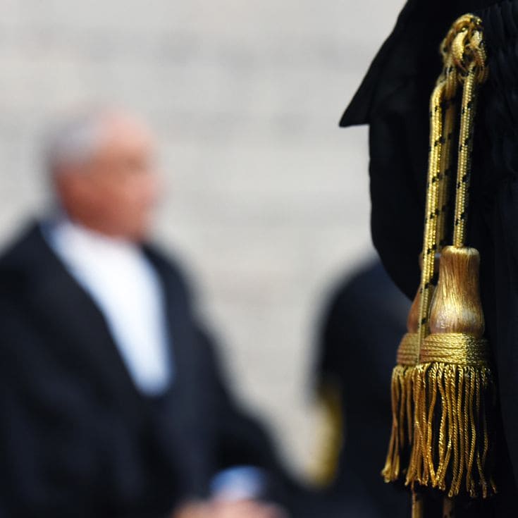 CELEBRAZIONE PER L'AVVOCATURA BARESE PREMIATI CON LA TOGA D'ORO TOGHE AVVOCATO AVVOCATI GIUSTIZIA IMAGOECONOMICA