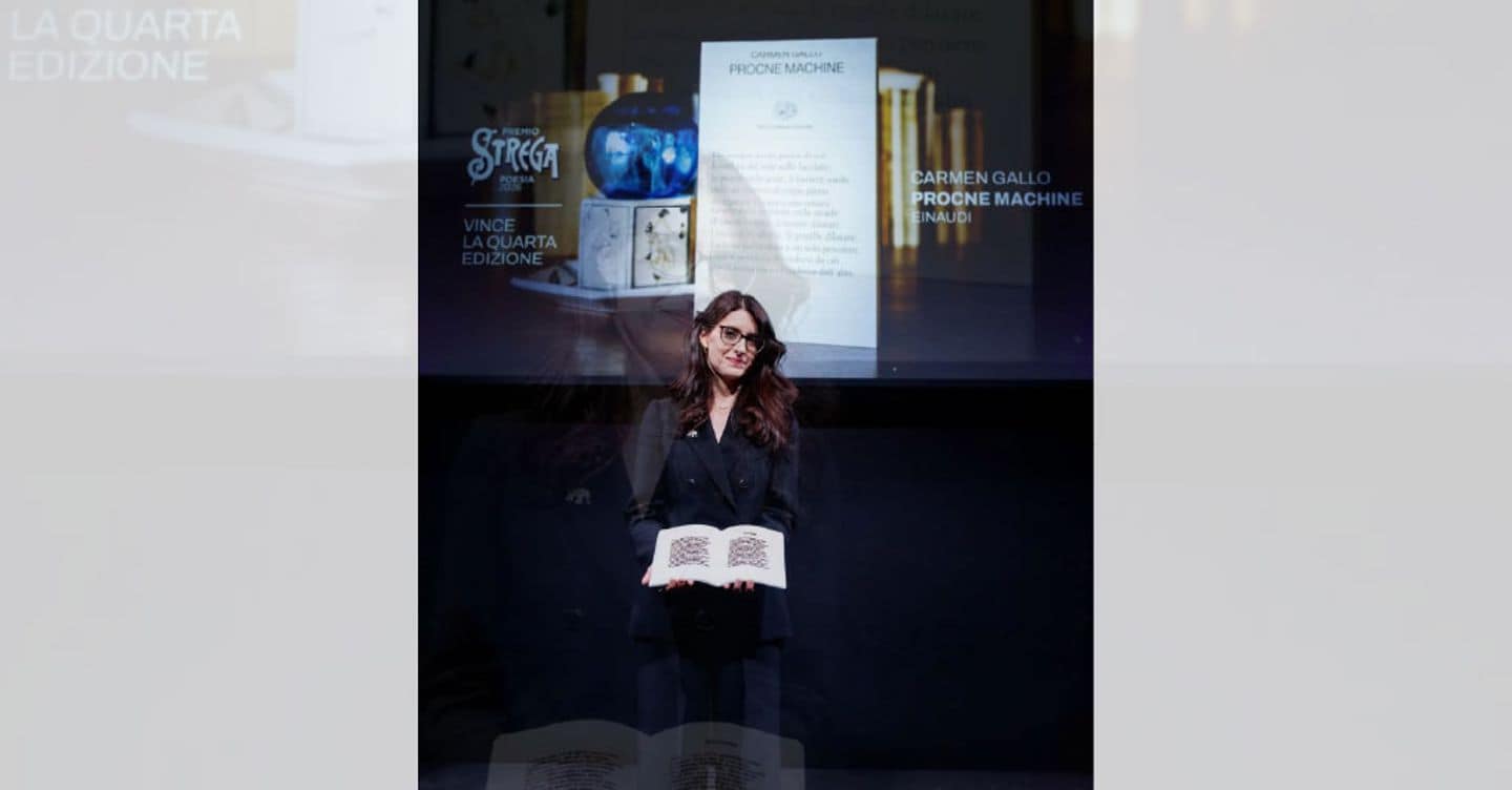 Carmen Gallo vince il Premio Strega Poesia 2026