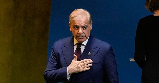 Il primo ministro pakistano Muhammad Shehbaz Sharif  AP Photo/Yuki Iwamura