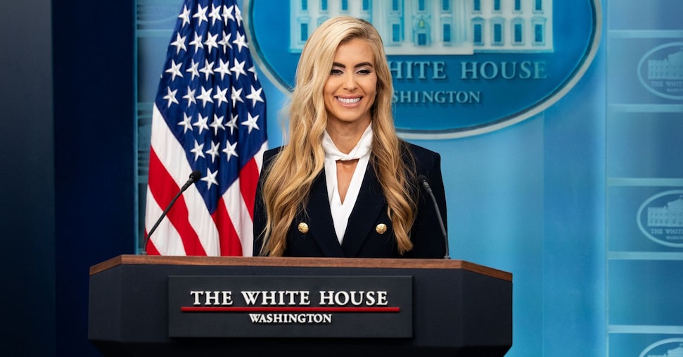 Katie Zacharia, la nuova portavoce di Trump sotto accusa per falsa qualifica Katie Zacharia, la nuova portavoce di Trump sotto accusa per falsa qualifica