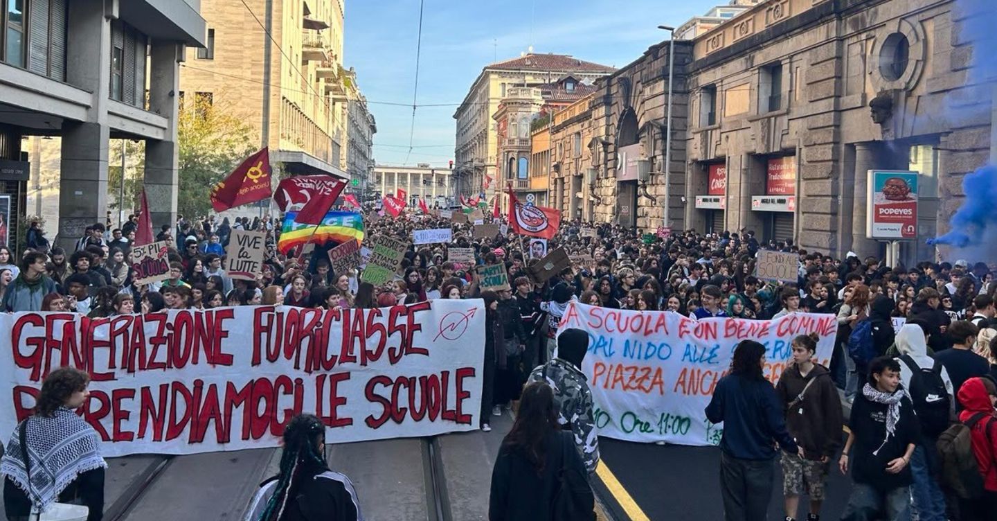 «No Meloni Day», studenti in piazza contro le politiche sull’istruzione