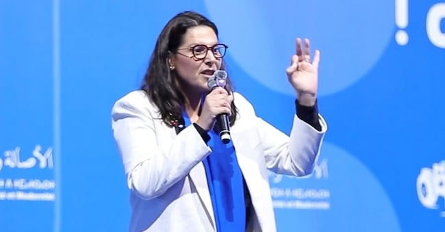 Il primo ministro marocchino, Fatima Ezzahra El Mansouri Imagoeconomica