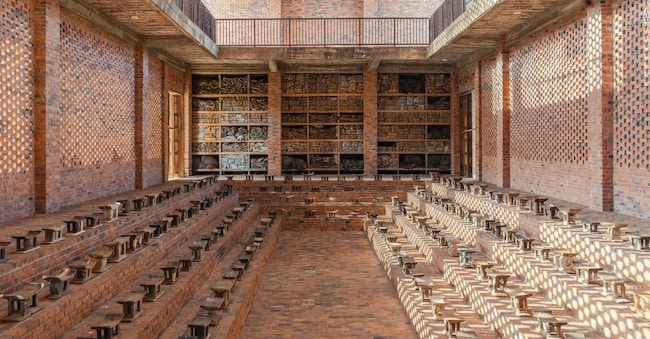 Ibrahim Mahama, Parliament of Ghosts, 2025 © Ibrahim Mahama. Photo © Ernest Sackitey, courtesy Red Clay