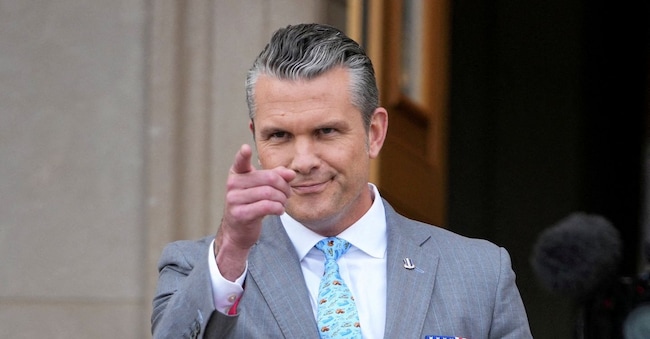 Il segretario alla Difesa Usa Pete Hegseth  REUTERS