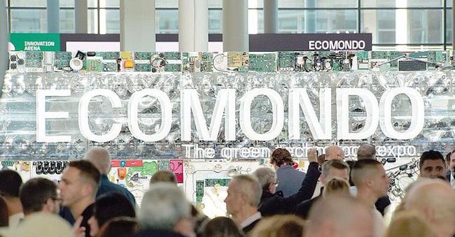 In fiera. Un’immagine della scorsa edizione di Ecomondo