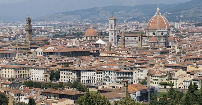 foto IPP/Niccolò Cadirni Firenze 04/08/2011. Nella foto: panoramica di firenze IPP