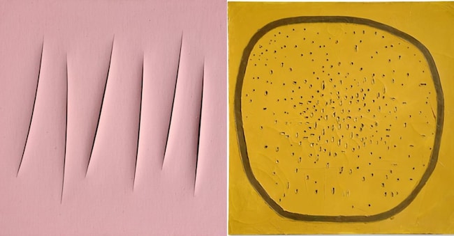 I Fontana battuti da Christie’s Courtesy Christie’s