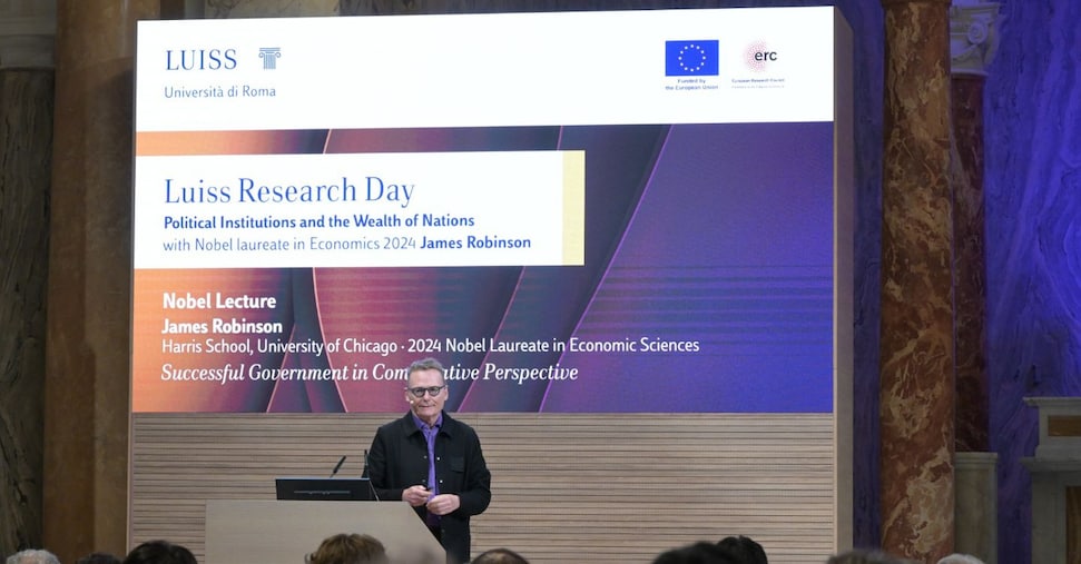 Istituzioni politiche e ricchezza delle nazioni, il premio Nobel James Robinson al Luiss Research Day Istituzioni politiche e ricchezza delle nazioni, il premio Nobel James Robinson al Luiss Research Day