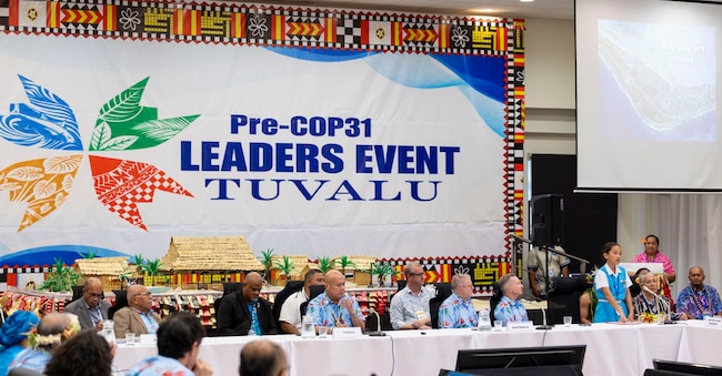La Pre-Cop31 di Tuvalu, nell’Oceano Pacifico