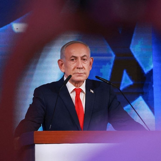 Il primo misistro israeliena e leader del partito Likud Benjamin Netanyahu. REUTERS/Ronen Zvulun     TPX IMAGES OF THE DAY REUTERS