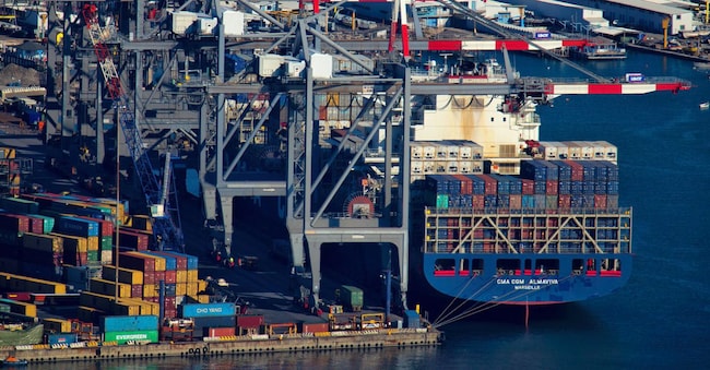 Il terminal Contship alla Spezia
