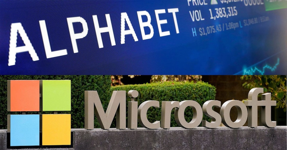 Alphabet delude le attese e crolla a Wall Street, Microsoft in controtendenza